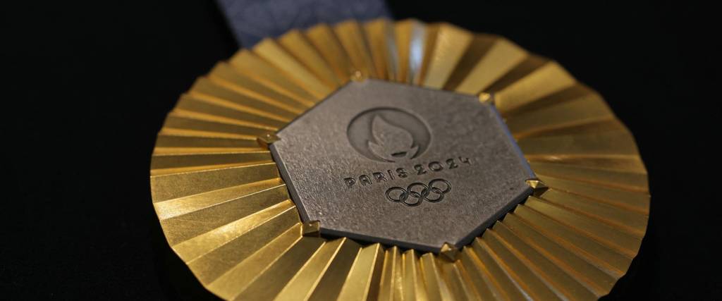 Imagen del diseño de las medallas olímpicas. 