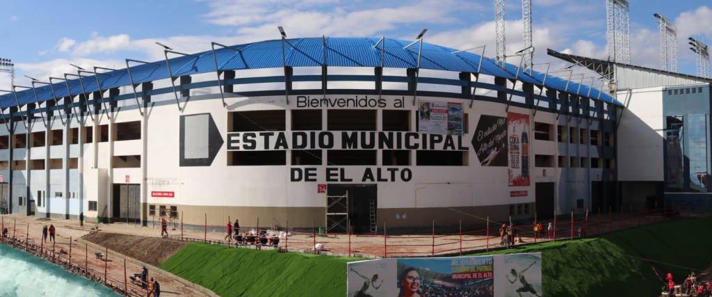 El estadio de Villa Ingenio. 