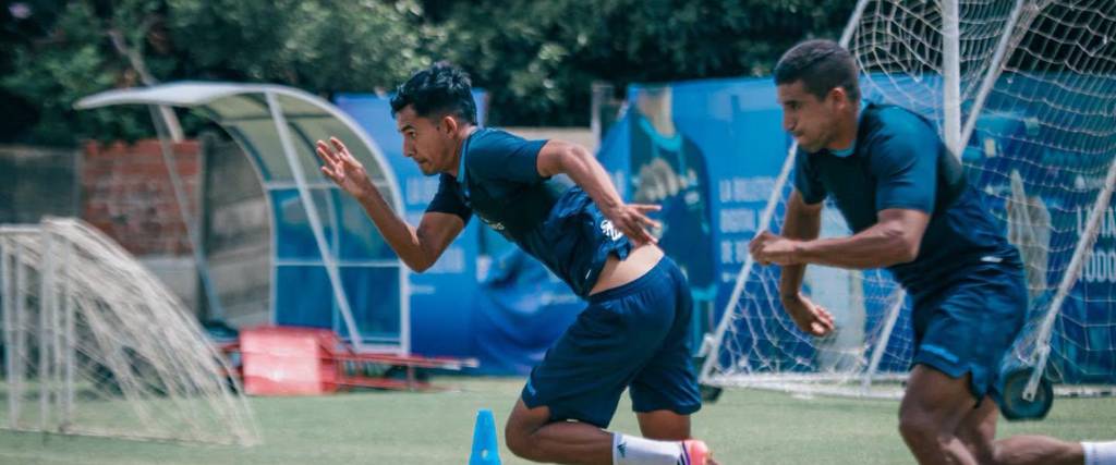 Jugadores del club Blooming.