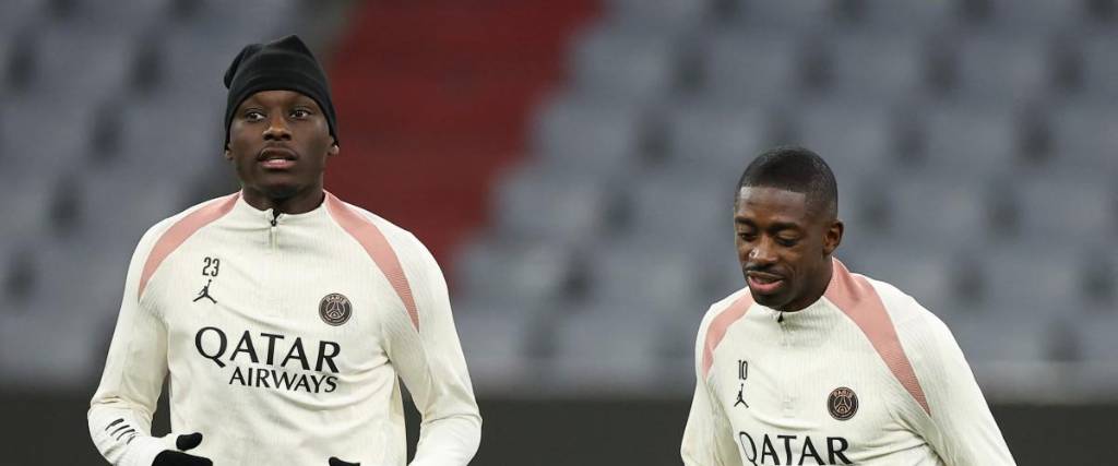 Kolo Muani y Ousmane Dembele quieren ayudar a su equipo para sumar los puntos en Múnich