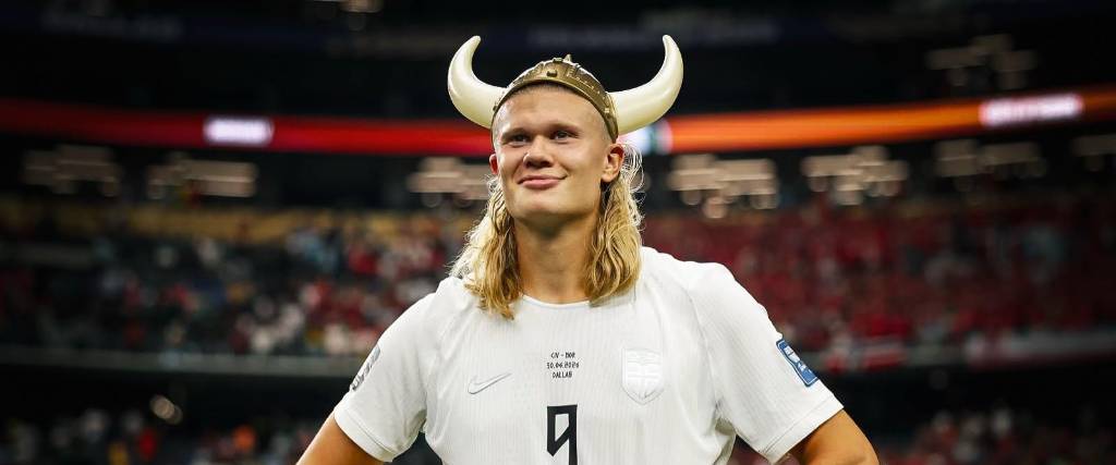Erling Haaland tiene un gran parecido con su hermana