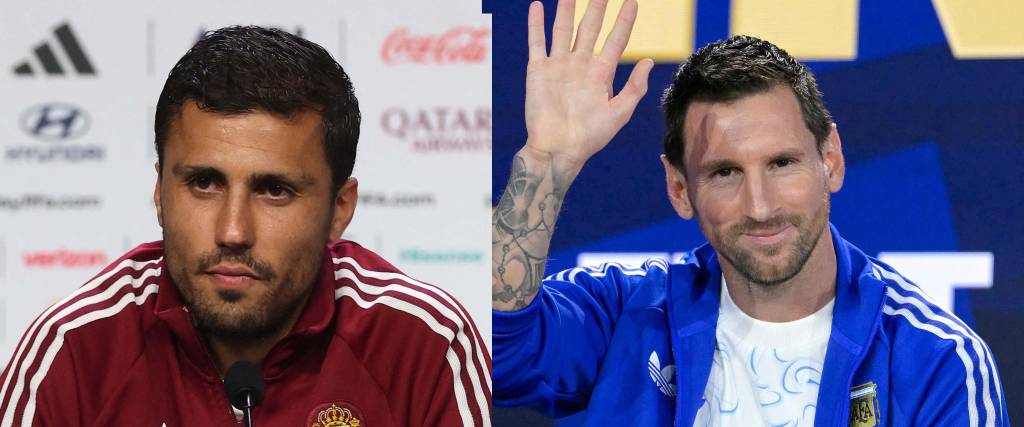 Rodri y Messi, los capitanes de España y Argentina hablaron del partido de este domingo
