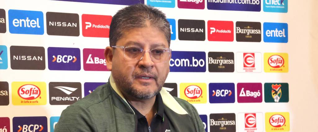 El seleccionador de Bolivia, Oscar Villegas