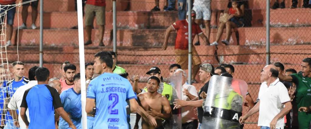 El partido fue suspendido