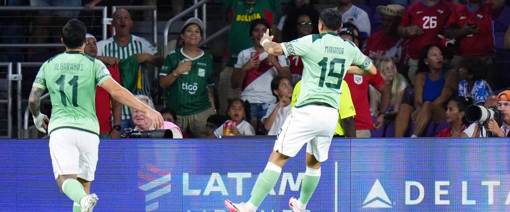 El delantero Bruno Miranda marcó el único gol de Bolivia en la Copa América 2024.