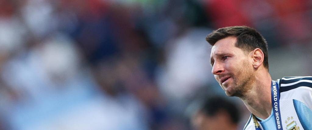 Lionel Messi, jugador de la selección de Argentina