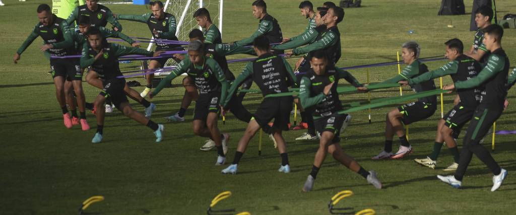 Entrenamiento de la selección de Bolivia