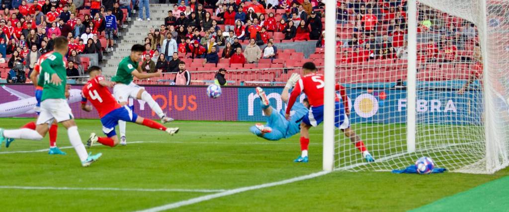 Miguelito Terceros marcó el segundo gol de Bolivia ante Chile