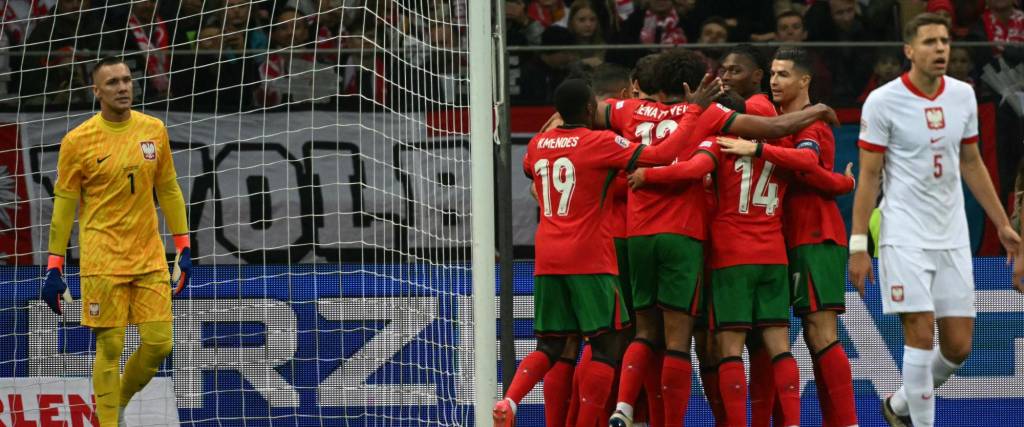 Portugal se impuso 3-1 ante Polonia