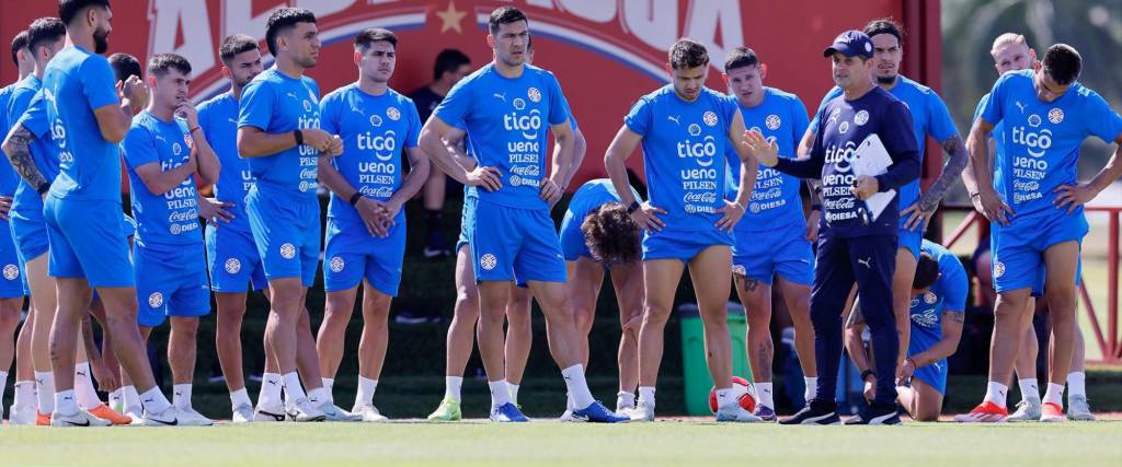 La selección de Paraguay llega motivada para el partido ante Bolivia