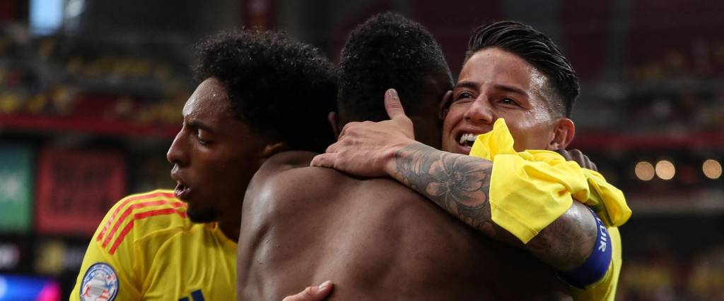 El conjunto cafetalero se impuso por goleada a Costa Rica para avanzar a cuartos de final de la Copa América