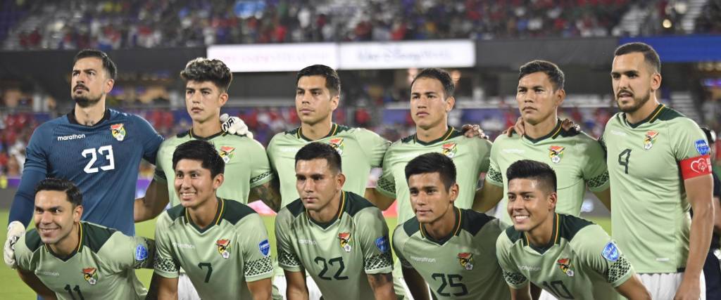 La selección nacional en su último partido en la Copa América