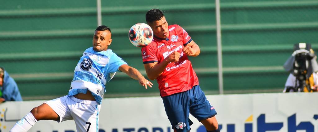 Partido Vaca Díez y Wilstermann emptaron este sábado.