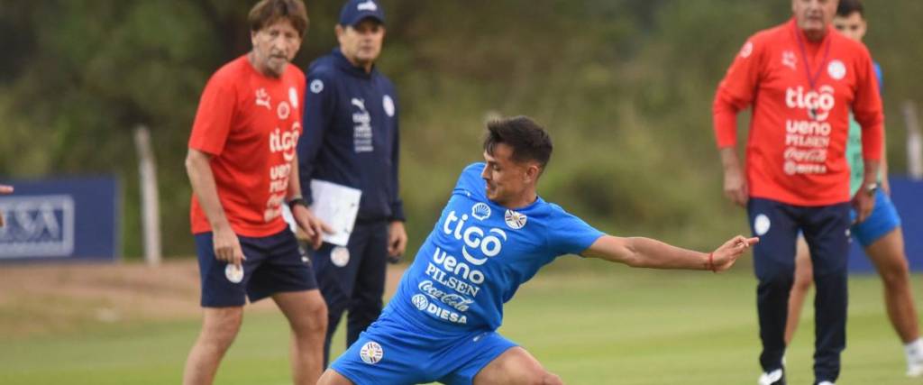 Andrés Cubas, del seleccionado paraguayo, que busca un resultado positivo ante Uruguay