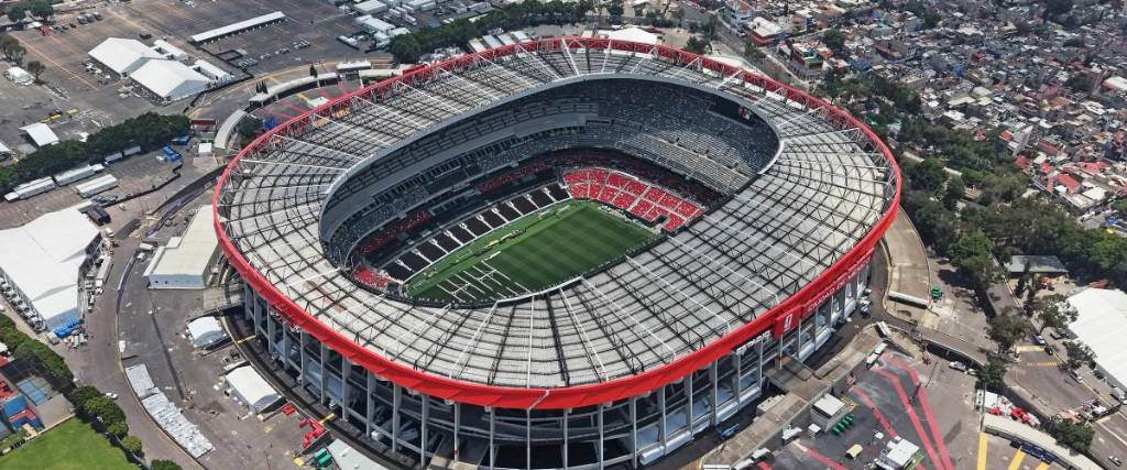 El estadio Azteca de la ciudad de México, que albergará el primer partido del Mundial 2026.