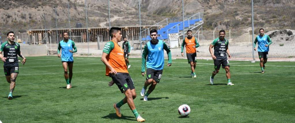 La selección inició su trabajo este lunes en La Paz