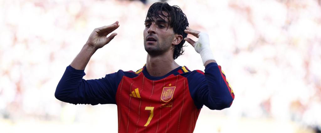 Ferran Torres celebra el tanto ante Argentina en la final del Mundial 2026.