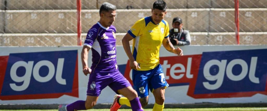 Incidencia del partido entre ABB y Real Potosí, jugado en el estadio de Villa Ingenio.