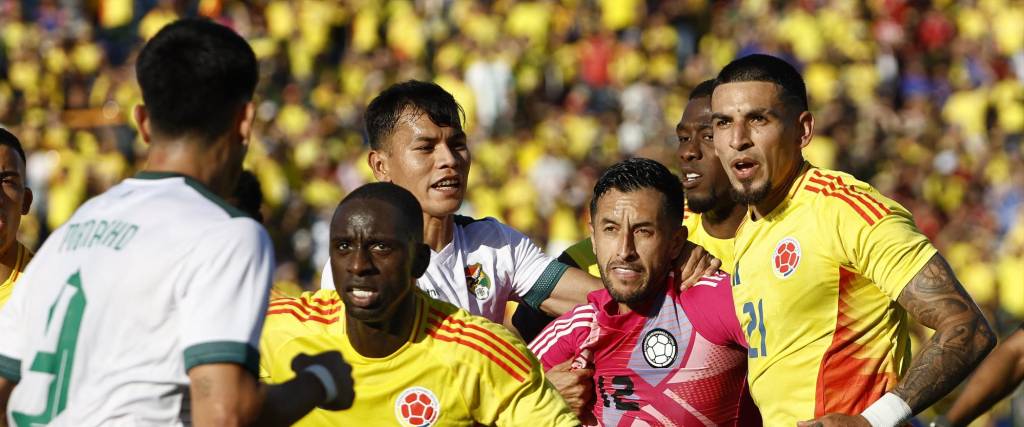 Imágenes de la última vez que se cruzaron Bolivia y Colombia, fue en un amistoso antes de la Copa América