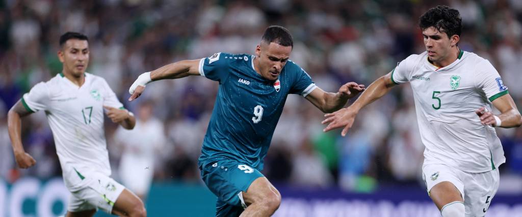Bolivia jugó de blanco ante Irak