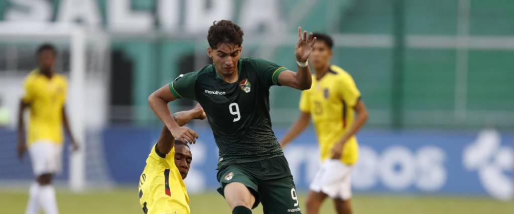 Daniel Ribera cuando jugó con la selección Sub-20