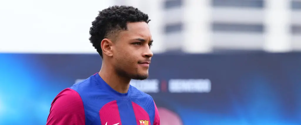 Vitor Roque, a su llegada al FC Barcelona, donde no tuvo minutos.