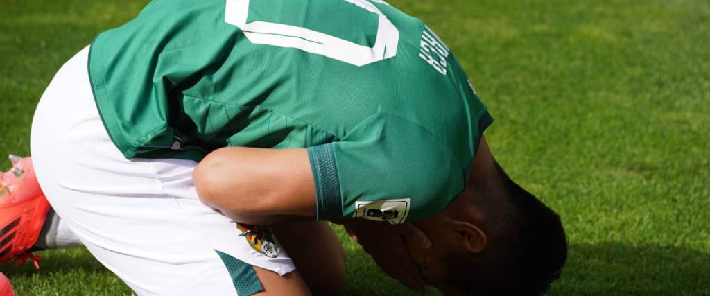 Ervin Vaca anotó su primer gol con la casaca de la selección boliviana