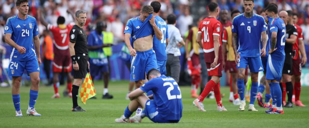 Italia falló en su intento de defender la corona de la Eurocopa tras caer eliminada ante Suiza, en octavos.