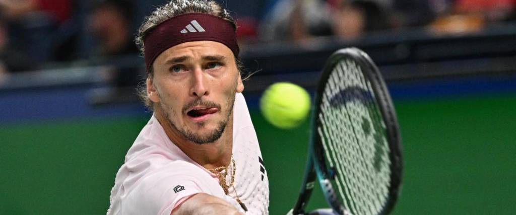 El tenista alemán Alexander Zverev.