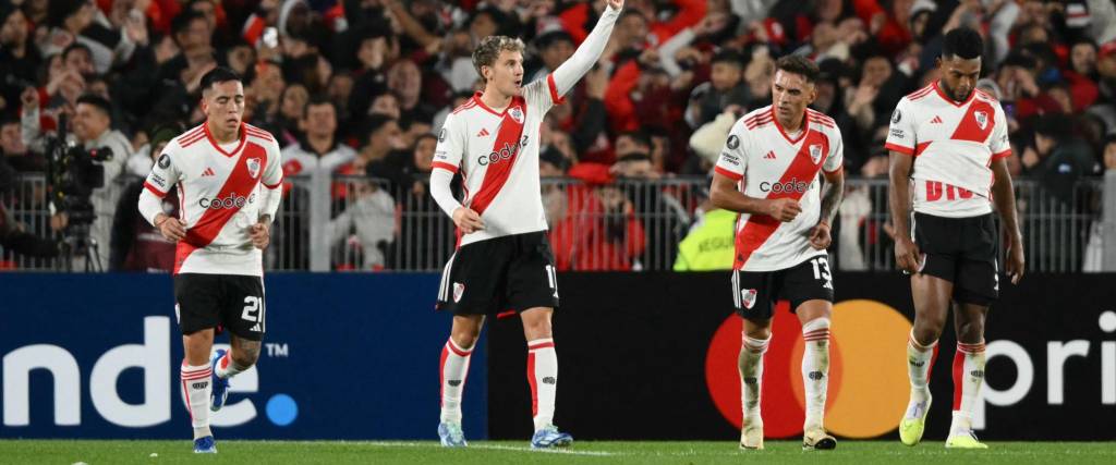 River Plate, en un partido por Copa Libertadores 