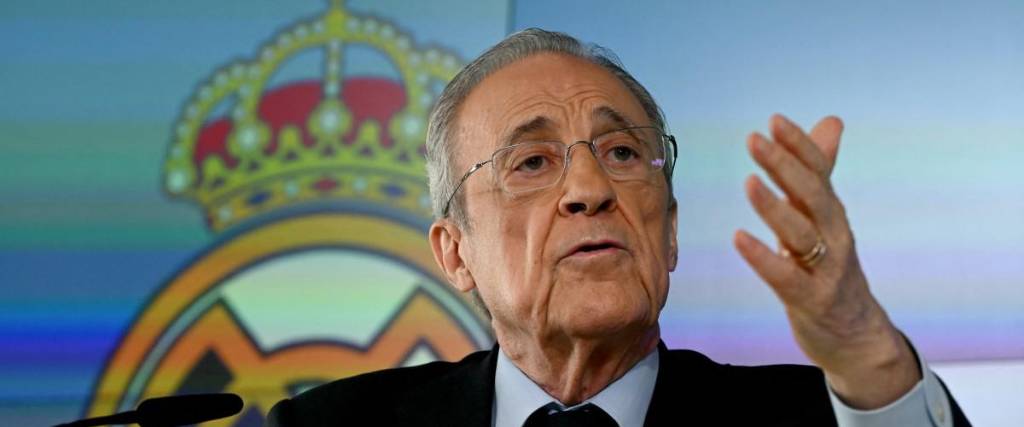 El presidente del Real Madrid Florentino Perez.