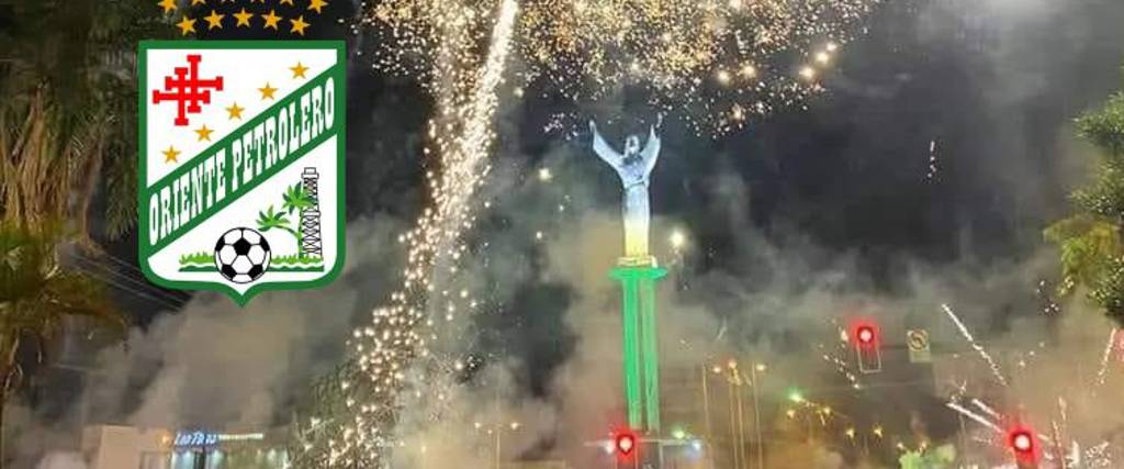 Así inició el festejo a los pies de El Cristo Redentor