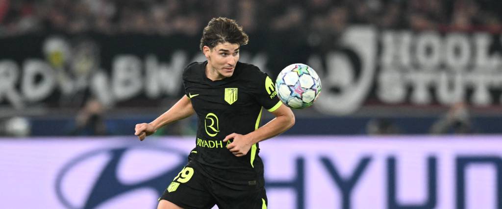 Julián Álvarez, delantero del Atlético de Madrid.