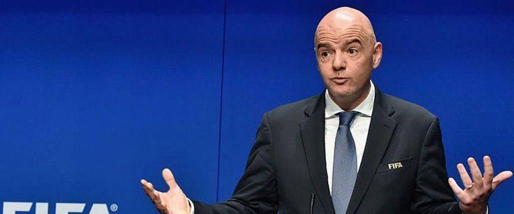 El presidente de la FIFA, Gianni Infantino. 