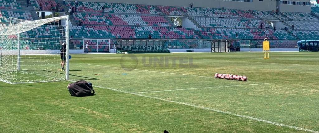 Así luce el estadio Ramón Tahuichi Aguilera.