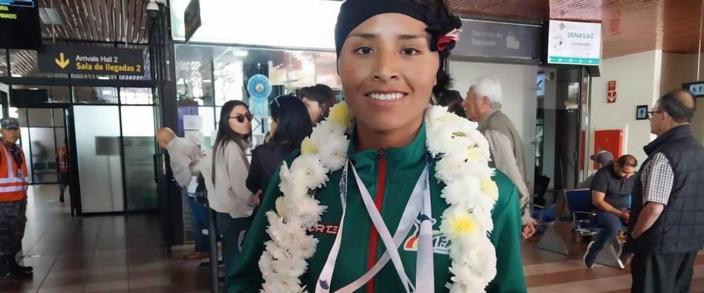 Benita Parra, atleta boliviana