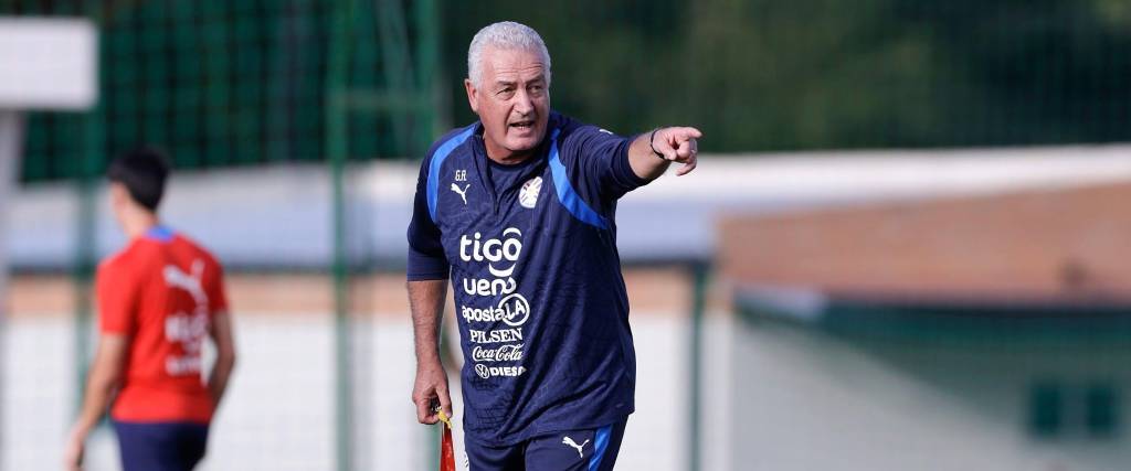 Gustavo Alfaro, entrenador de la selección de Paraguay.