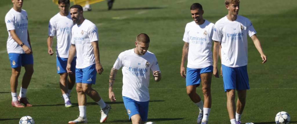 Los jugadores del Real Madrid buscarán la victoria ante el Marsella