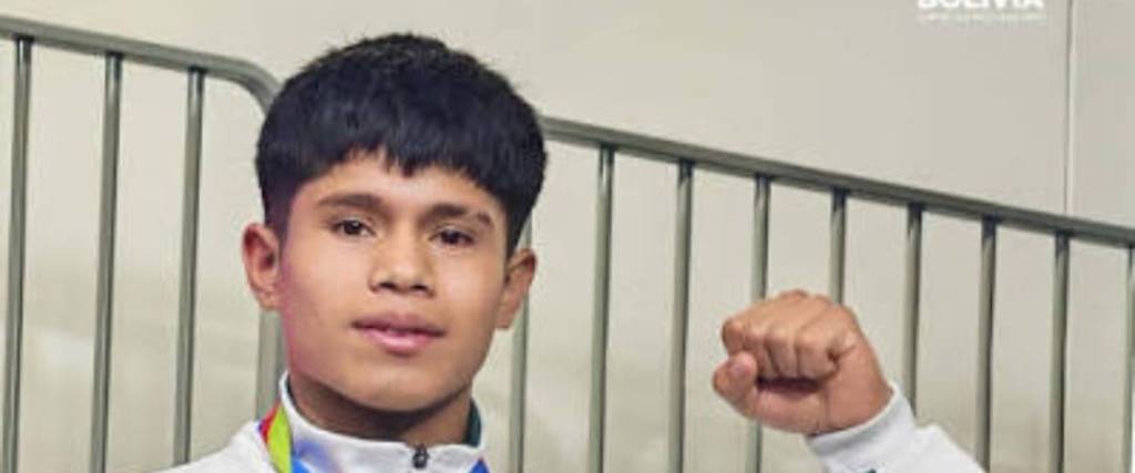 Beymar López, boxeador boliviano que participa en los Juegos Suramericanos 2026.