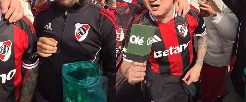 Al menos dos hinchas estaban manipulando bolsas de coca