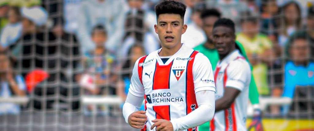 Gabriel Villamil, mediocampista de la Liga de Quito.