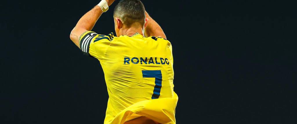 Cristiano Ronaldo celebra un gol más para el Al-Nassr.