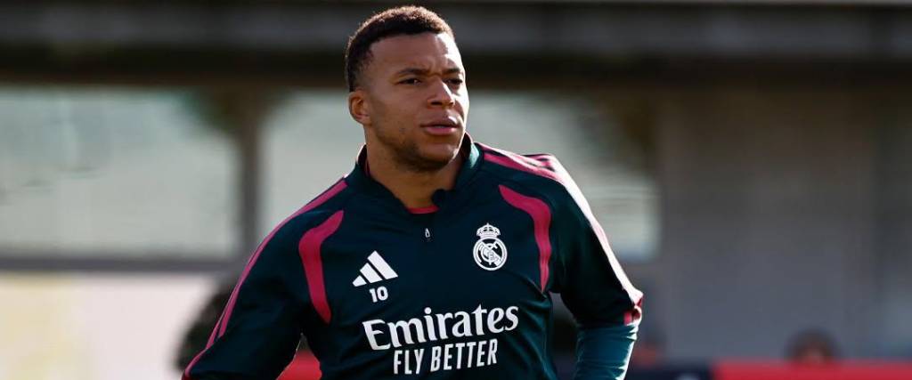 Kylian Mbappé, delantero del Real Madrid.
