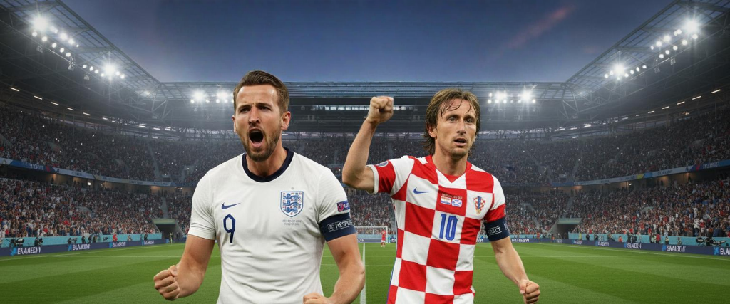 Harry Kane en Inglaterra y Luka Modric en Croacia lideran a sus selecciones