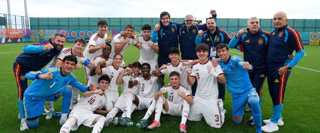 La selección de España, ganadora del Mundial Sub-15.