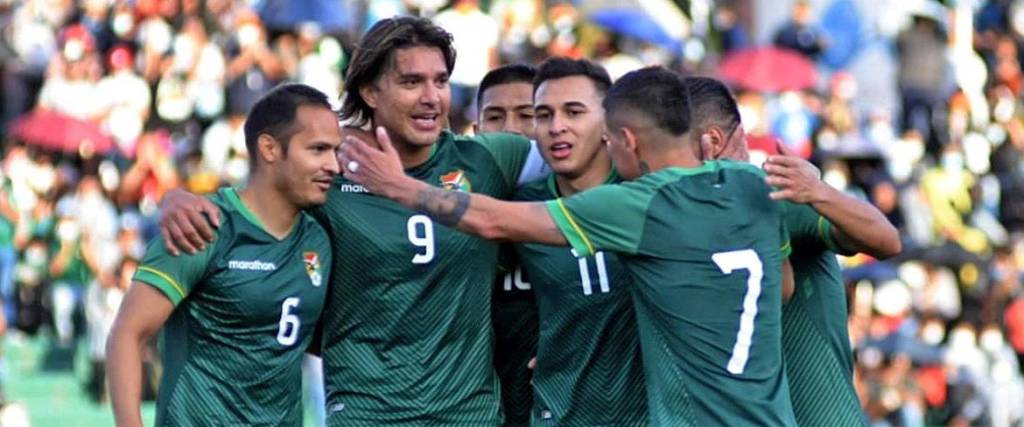 Jugadores de la selección boliviana de fútbol