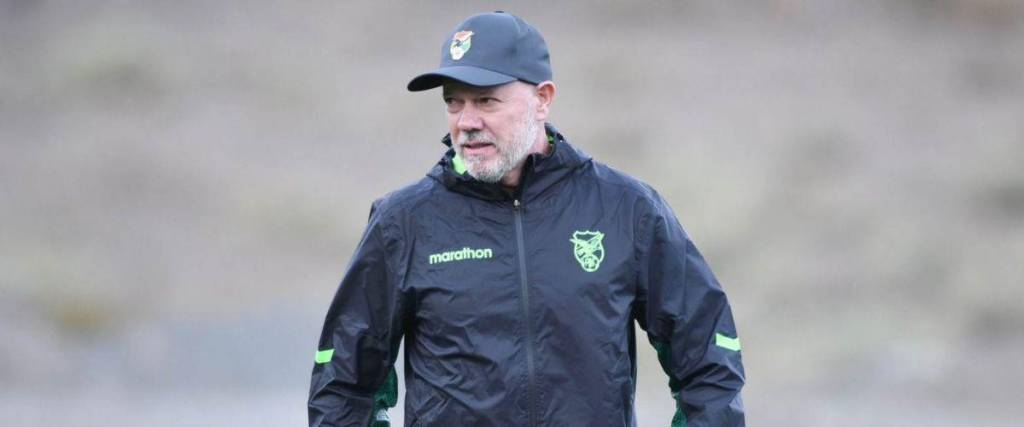 El técnico de la selección, Carlos Antonio Zago