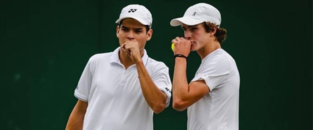 Prado (izq.) junto con el brasileño Fonseca, son considerados la segunda mejor dupla de Wimbledon.