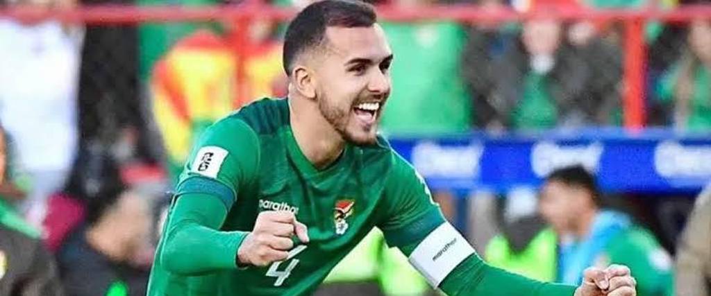 Luis Haquín, capitán de la selección boliviana. 