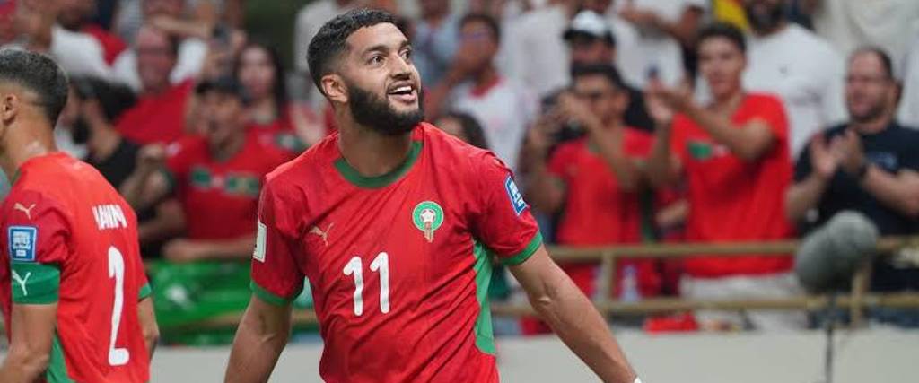 El delantero Ismael Saibari es una de las figuras de Marruecos durante la Copa del Mundo.